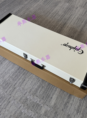 工厂直销 Epiphone易普锋Les Paul电吉他琴盒 高雅白色方形琴箱