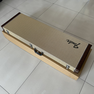 工厂直销 Fender墨芬芬达贝斯通用琴盒 高档黄纹琴箱BASS专用盒