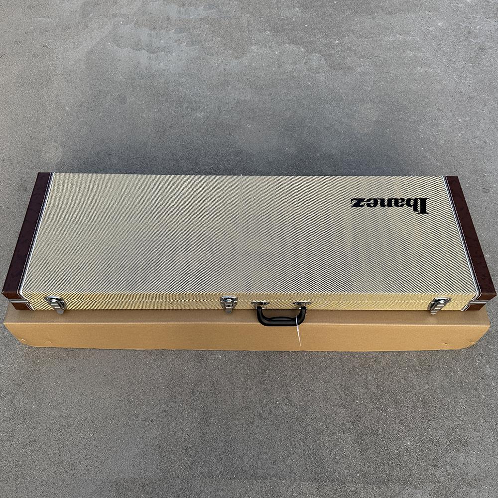Ibanez依班娜电贝司通用琴盒 高档黄条纹琴箱 贝斯BASS盒 可托运