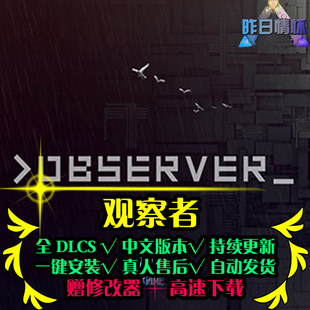 观察者 ACT动作冒险游戏探索闯关魂系战斗PC电脑单机游戏合集