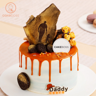 Cakeboss父亲乳酪生日蛋糕上海成都北京同城配送