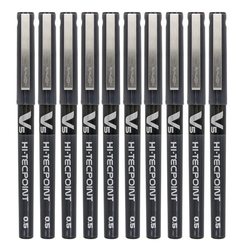 日本pilot直乐珠中性笔直液式