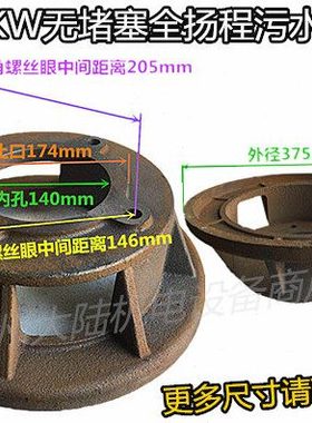 无堵塞全扬程污水泵底网5575KW 1115kw 18522kw 2230KW