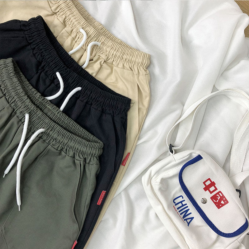 summer new pattern Khaki Overalls leisure time shorts Simplicity ins Five point pants Easy Solidin the Men's clothing, Casual pants  category - from Buy2taobao.com to provide professional Taobao agent buy service