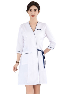 云心海美容师工作服修身显瘦
