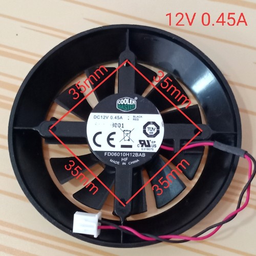 酷冷FA06010H12LNA BAB 直径55MM GTX650 750ti GT640显卡风扇