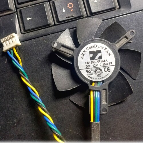 FS1250-AP184A显卡风扇12V 孔距39MM 扇叶直径46 静音4线