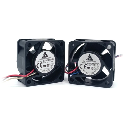 台达EFB0412MD EFB0412VHD 4CM 4020静音机箱交换机散热风扇12V