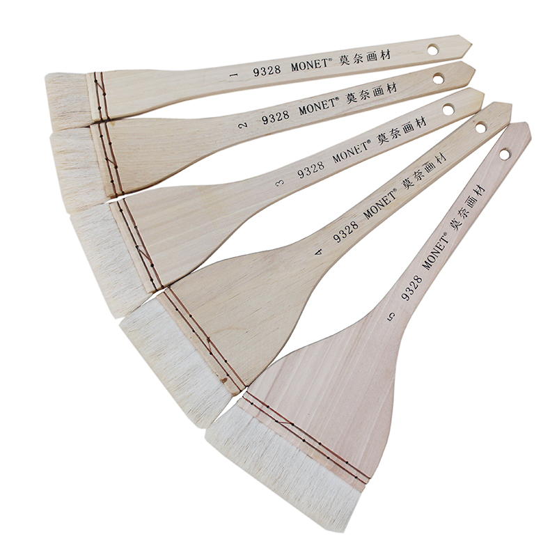 莫奈monet底色软毛刷加长水粉画
