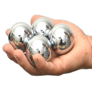 保定铁球空心实心健身球手球钢球中老年人按摩转握电镀手握保健球