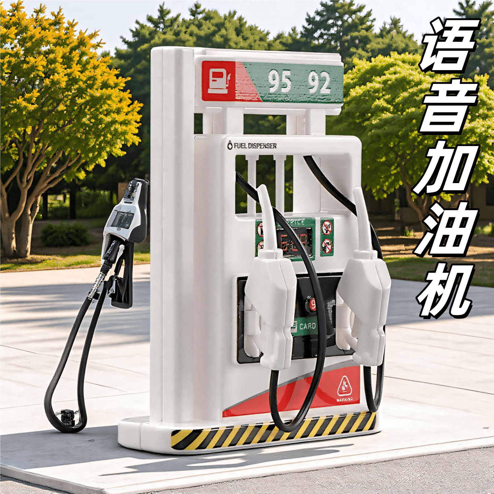 卡威仿真语音加油站模型
