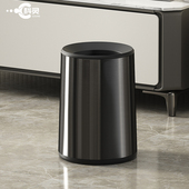 不锈钢垃圾桶家用办公室厕所卫生间轻奢客厅卧室酒店商用2026新款