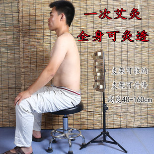 T艾灸后背专用艾灸架不锈钢艾灸器全身督脉灸家用艾灸仪大时惠侠