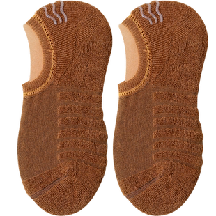 厚袜子男士船袜秋冬天加厚加绒保暖毛巾底硅胶防滑浅口隐形短筒袜