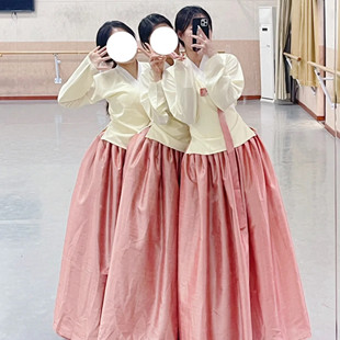 朝鲜民间舞蹈裙民族朝鲜上衣练功舞蹈女艺术艺考表演演出练习服