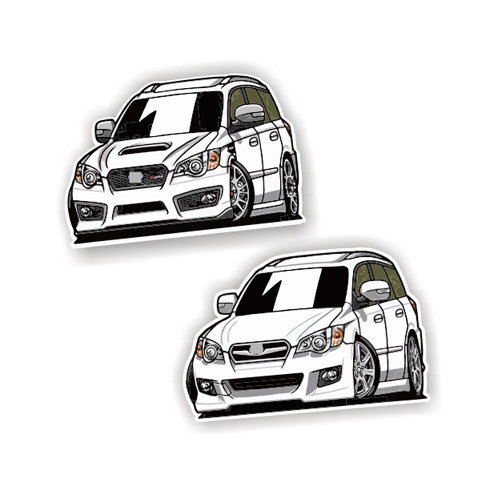定制贴纸适用于斯巴鲁力狮旅行车SUBARU LEGACY WAGON贴纸 7391