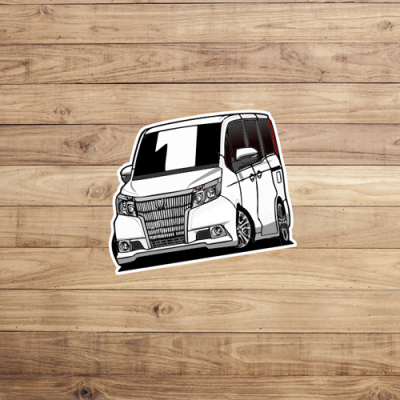 定制贴纸适用于丰田绅士（80代） Esquire 80汽车反光车贴 7189