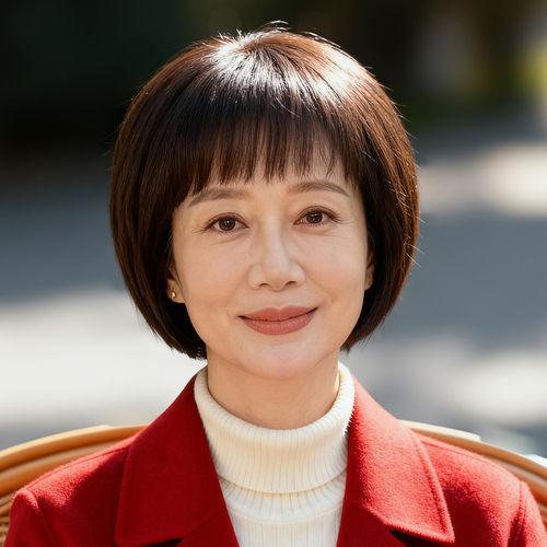 妈妈款真人发丝波波头整顶假发