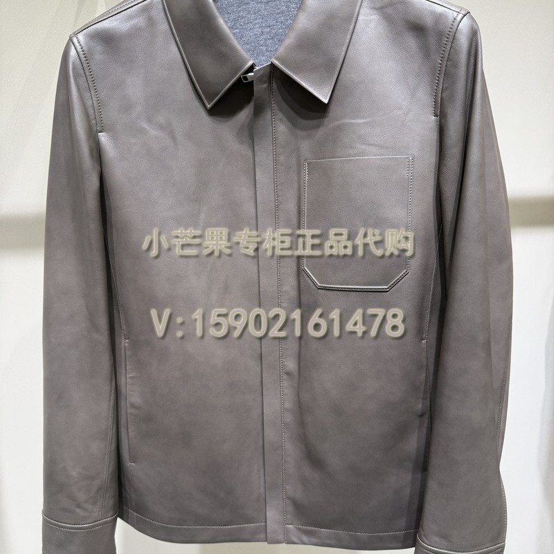 Daniel Hechter/丹尼爱特25秋冬正品国内代购男士皮衣外套DF12403