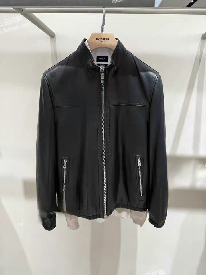 DANIEL HECHTER丹尼爱特男装专柜正品2025秋款皮衣外套 DF11808
