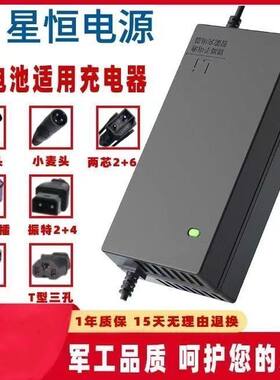 星恒锂电池两轮三轮代驾电动车电瓶充电器原厂原装48V60V72V通用