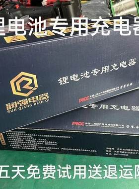48V60V72V锂电池瓶充6A8A10A润强磷酸铁锂充电润强充电器电动车