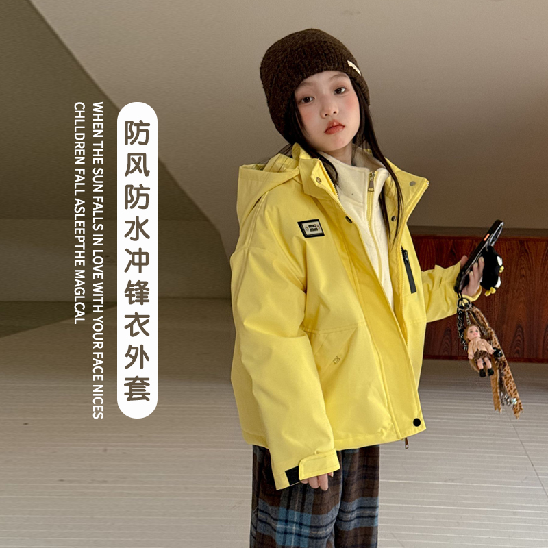 防风防水冲锋衣外套+冬季