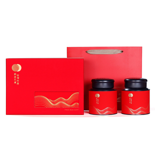 天时包装茶叶礼盒装空礼盒半斤装正山小种金骏眉铁罐礼盒装可定制
