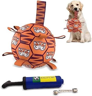 Alibuy Dog Toys Soccer Ball with Strap Interactive Dog Toys