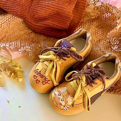 可爱原创小众设计感德训鞋女2025新款春秋百搭休闲运动板鞋潮鞋子