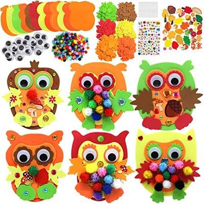 ceiba tree 24 Pack Fall Owl Craft Kit for Kids Fall Thanksgi