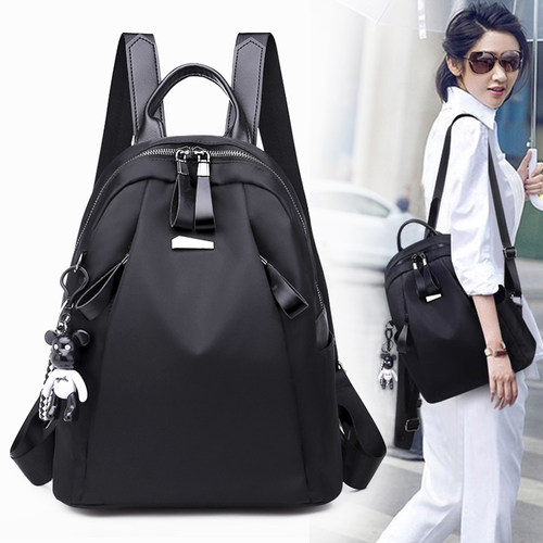 休闲时尚牛津布女士双肩包背包