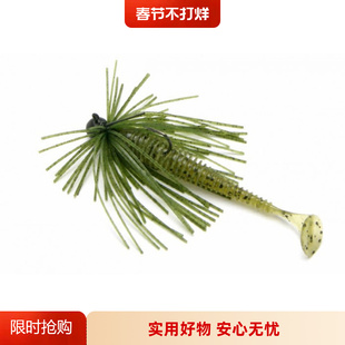 精细Jig 日本Keitech 微型挡草胶群Jig单挡草钨钢头Mono spin jig