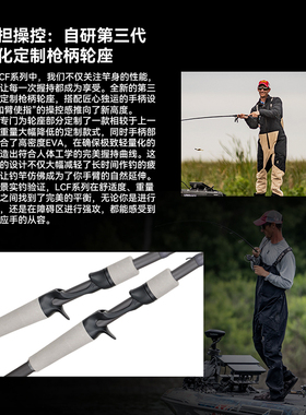 2026 TEAMARK全新升级Lancer系列4代独节竿路亚竿 LCF美系比赛竿