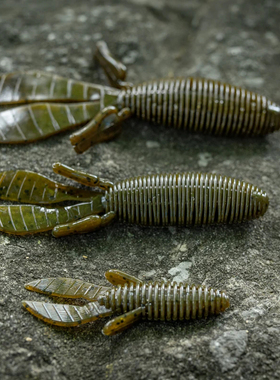 迷你德州虾型软饵2.3寸 美国MISSILE BAITS Micro D Bomb Jig拖尾