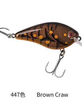 浅水方舌板胖子 Strike King 1.5HardKnock噪音版KVD设计路亚饵