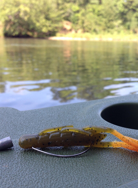 虾型软饵 3.5寸 美国Zoom UV Speed Craw镰刀虾 德州拖尾障碍软饵