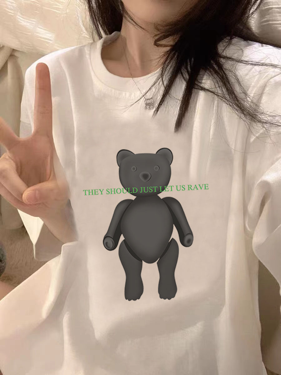 美式潮牌t恤女短袖夏季新款宽松高级感ins大码oversize情侣上衣