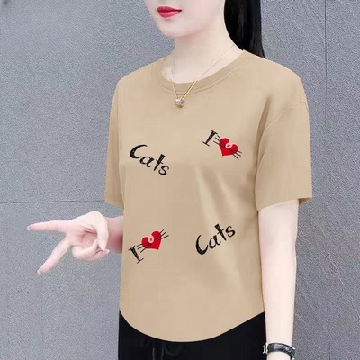短袖t恤女夏季新款时尚百