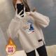 新款 加绒加厚长袖 休闲宽松卫衣高档显瘦ins韩版 春秋季 女款 上衣潮
