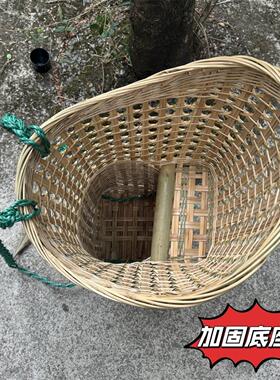 背筐宝宝家用小孩竹子道具竹篓