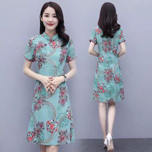 新品 新中式改良旗袍连衣裙0571LYQ