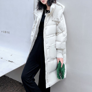 气质羽绒服中长款保暖外套 A28ZT