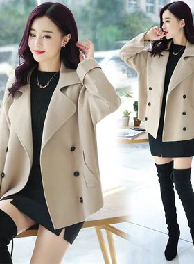 春秋气质毛呢外套8516MN