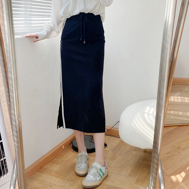 半身裙中长款高腰韩版中长款
