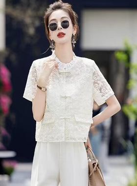 待定 国风刺绣上衣2533-1SY