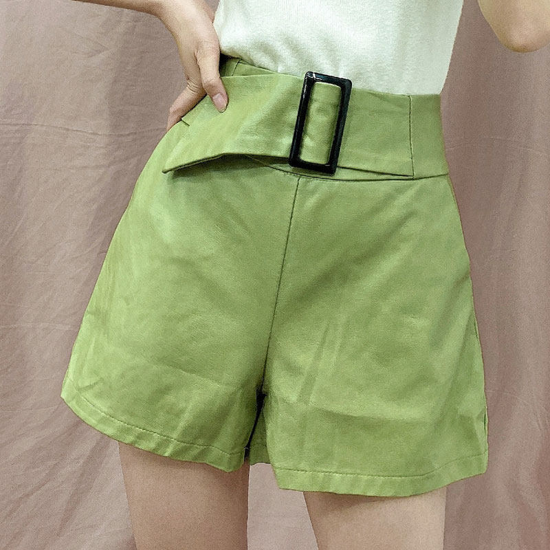 酷伽时尚休闲裤皮短裤女2秋季新款a字高腰显瘦阔腿裤潮381,女装/女士精品,休闲裤,淘宝优惠券,粉丝福利购,淘宝优惠卷