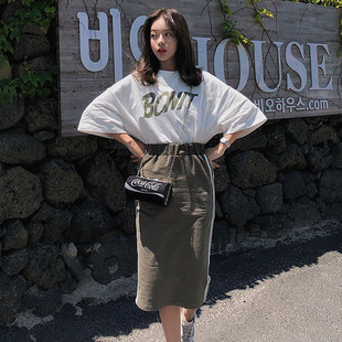 酷伽小众减龄套装 复古显瘦心机搭配宽松两件套928 裙女轻熟风法式