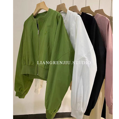 薄款糖果色短外衣 春秋棒球服外套1683WT