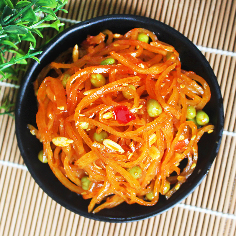 琥珀金丝五仁金丝整箱芝麻瓜子芥菜大头菜疙瘩丝酱菜小咸菜下饭